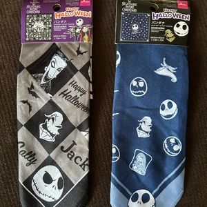 Nightmare Before Christmas set of scarves (bandanas) 💀